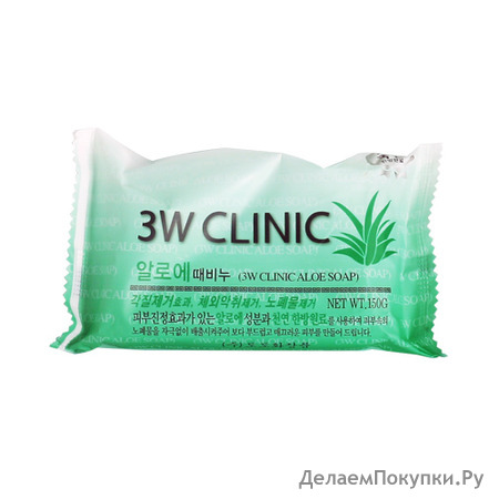 3W CLINIC Aloe Soap          150 