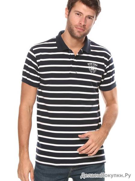 Polo stripes сплетенные с клееной печатью