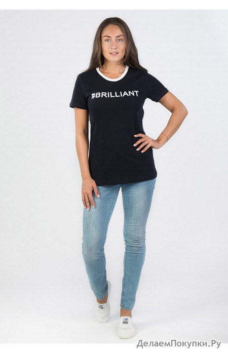 Футболка жен "Brilliant" КФ1326П4 синяя