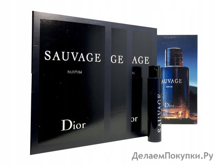 DIOR SAUVAGE PARFUM men via 1ml