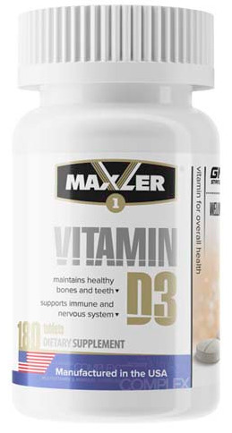  3 Maxler Vitamin D-3 180