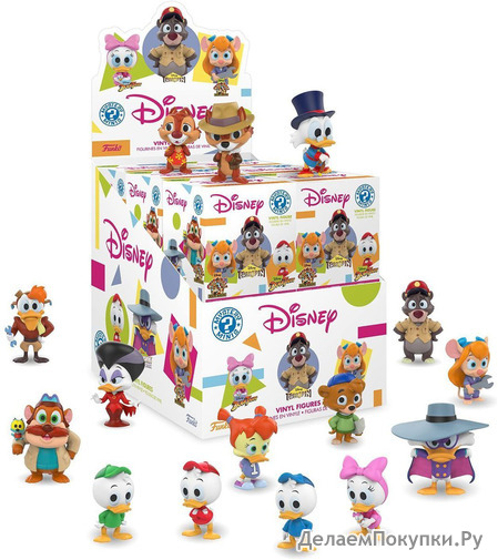 Funko Mystery Mini Disney Afternoon Characters Mini Toy Action Figure - 2 PACK BUNDLE