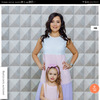 Комплект платьев в стиле Family Look для мамы и дочки "Майорка" М-2118