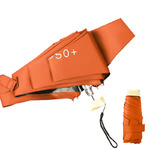 UMBR-2250-   Плоский мини-зонтик в 5 сложений, выполнен из прочных инновационных материалов с усиленной конструкцией.