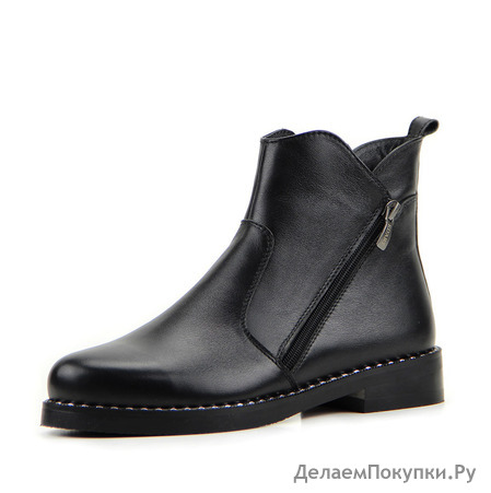 Ботинки женские кожаные ED'ART 221.vena10. black