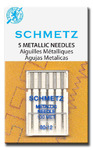 Иглы для металлизированных нитей Schmetz 130 MET NM 80, уп.5 игл