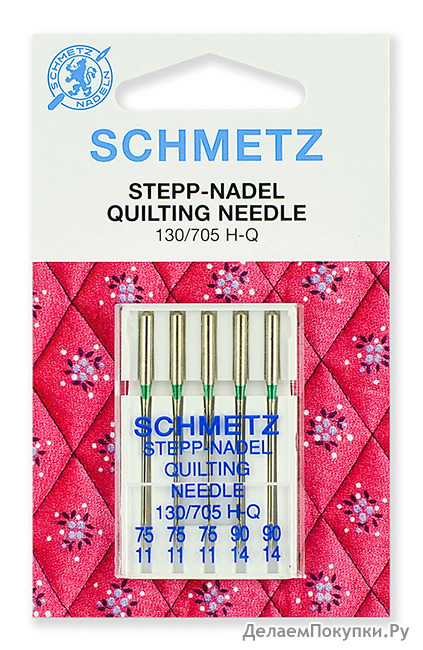    Schmetz 130/705H-Q  75(3),90(2), .5 