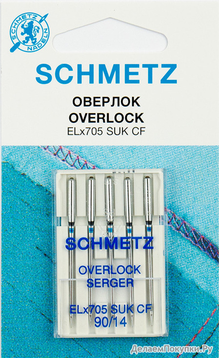   Schmetz ELx705 SUK CF 90, .5 