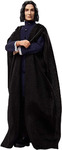 Harry Potter Collectible Severus Snape Doll (~12-inch) Wearing Black Coat Jacket and Wizard Robes, with Wand, Gift for 6 Year Olds and Up