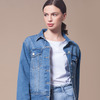 Куртка джинсовая укороченная   Цвет: синий   Артикул: D51.021