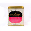 Черный Чай "Клубничный". Golden Tips Strawberry Black Tea Tin Can  в банке 100г.
