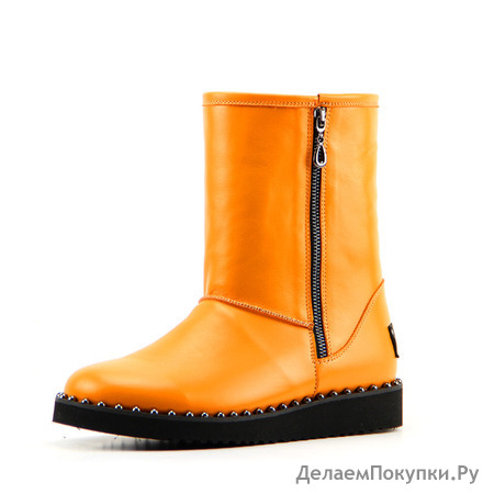 Угги женские кожаные ED'ART 240.1550.yellow