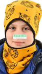 Комплект детский (шапка+снуд) "Тигр" №ДТК-КМ0031, на 5-8 лет
