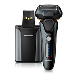 Panasonic Electric Razor for Men, Electric Shaver, ARC5 with Premium Automatic Cleaning and Charging Station, Wet Dry Shaver Men, Cordless Razor, Shaver with Pop-Up Trimmer ES-LV97-K, Black