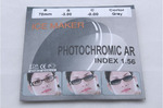 Линзы ICE MAKER PHOTOCHROMIC 1.56 (хамелион серый) минус