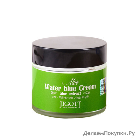 JIGOTT     ALOE Water Blue Cream, 70 