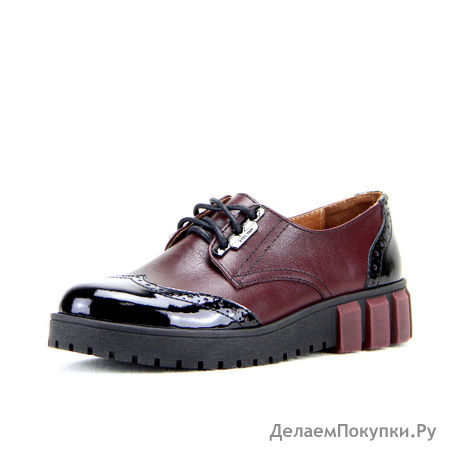 Туфли женские комбинированные ED'ART 123.astra8.bordo