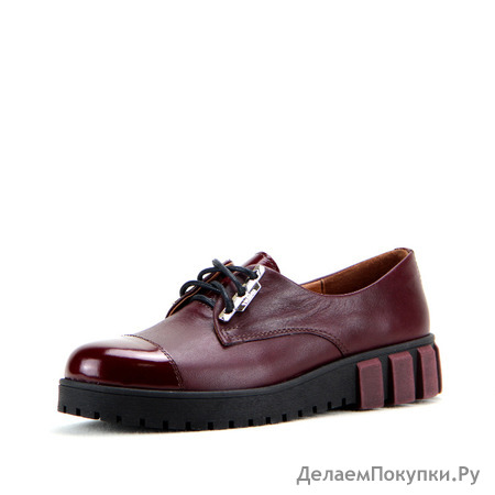 Туфли женские комбинированные ED'ART 1002.astra8.bordo
