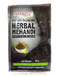      , 20 ,  ; Kesh Kanti Herbal Mehandi Natural Black, 20 g, Patanjali