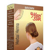 Хна для волос коричневая Мун Стар, упаковка 6 шт, производитель Изук Импекс; Herbal Henna Moon Star Brown, 6 pcs, Izuk Impex