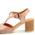Босоножки женские кожаные ED'ART 6001.624'be.gold.pink