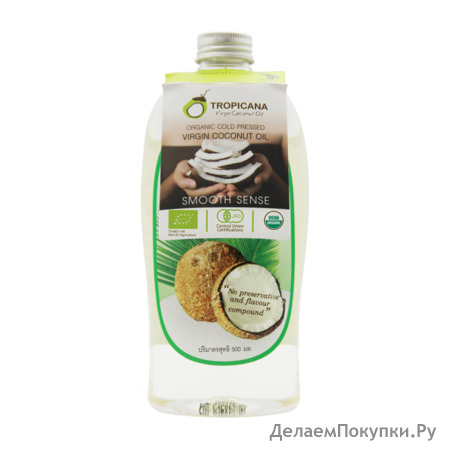 TROPICANA    Organic Cold Pressed Virgin Coconut Oil, 500 ml