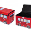 Контейнер для хранения детских игрушек 38х26х24см 'Автобус (можно сидеть) (арт. ZW32)