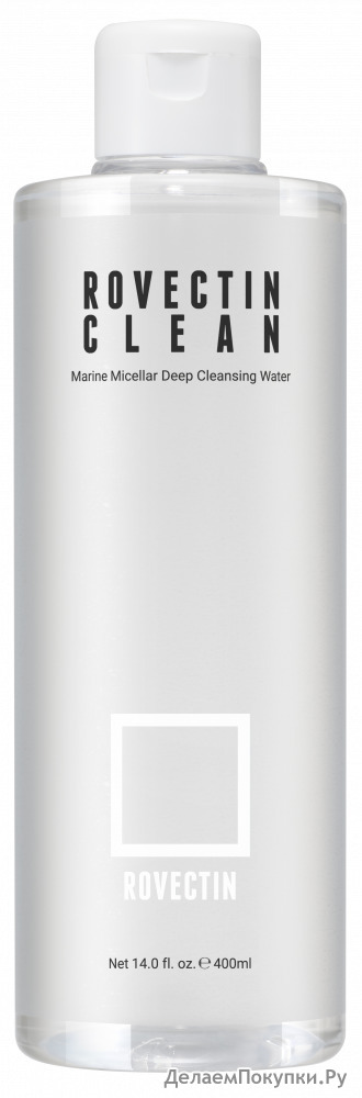 ROVECTIN     Clean Micellar Marine Deep Cleansing Water, 400 