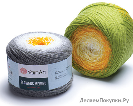 Flowers Merino - YarnArt