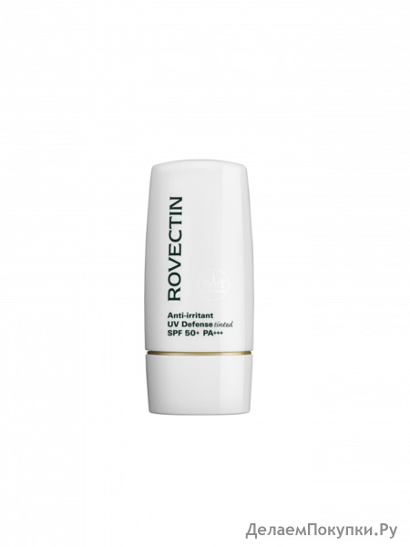 ROVECTIN]   Anti- Irritant UV Defense Tinted SPF 50+ PA+++, 50 