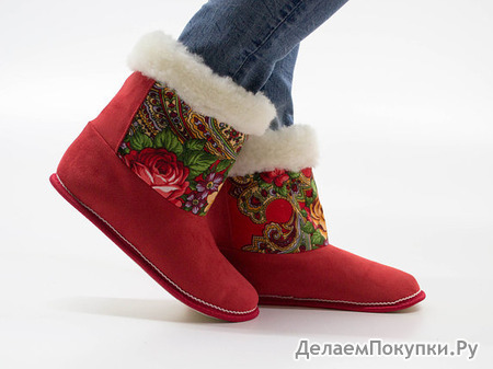 Дизайнерские сапожки "Русские" р-ры 36-41
