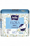 Прокладки впитывающие FLORA Camomile с экстрактом ромашки 10 шт Bella