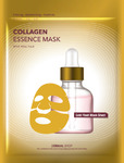 DERMAL      Collagen Essence Mask Gold Foil, 30 