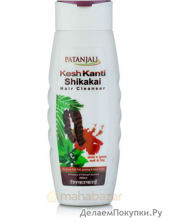      , 200 , ; Shampoo Kesh anti Shikakai, 200 ml, Patanjali