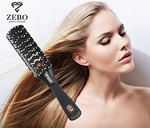 Расческа для волос скелет для укладки двусторонняя Zebo Professional (в ассортименте)