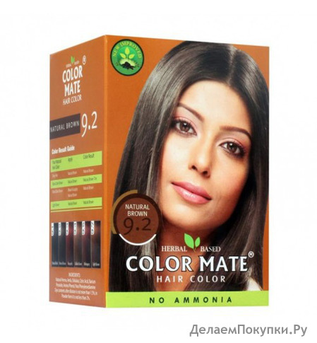 Color Mate Hair Color Natural Brown 9.2 /        9.2   (5*15)