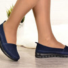 Leidy Shoes 16901-9 Слипоны женские син нат (прессов) замша