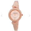Anne Klein AK/3298BHRG Women's Metal with a Blush Enamel Inlay Blush Mother of Pearl (Crystal-set) Dial Watch