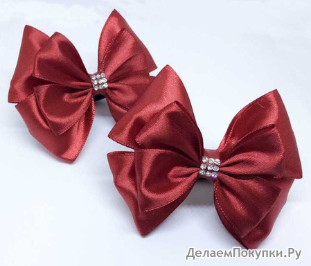 Школьный бант "Бабочка"