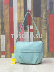 1080-2 blue сумка Wifeore натуральная кожа 18х21х10
