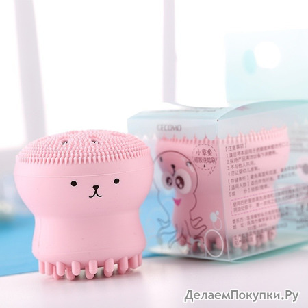         ETUDE HOUSE MY BEAUTY TOOL EXFOLIATING JELLYFISH SILICON BRUSH ( !!!)