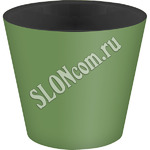 Горшок для цветов "Rosemary" D330 мм, 16 л, на колесиках, зеленый