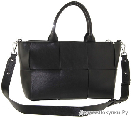 Сумка кожаная плетеная для А4 Polina & Eiterou W 9550-1j