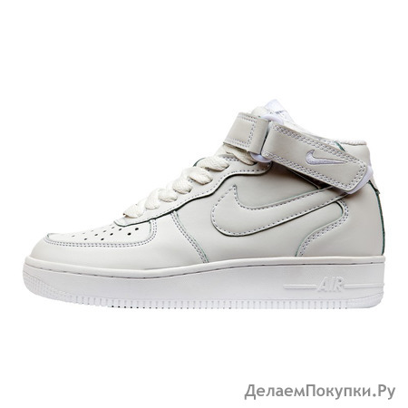    Nike Air Force 1 Mid '07 White Leather  5001-1