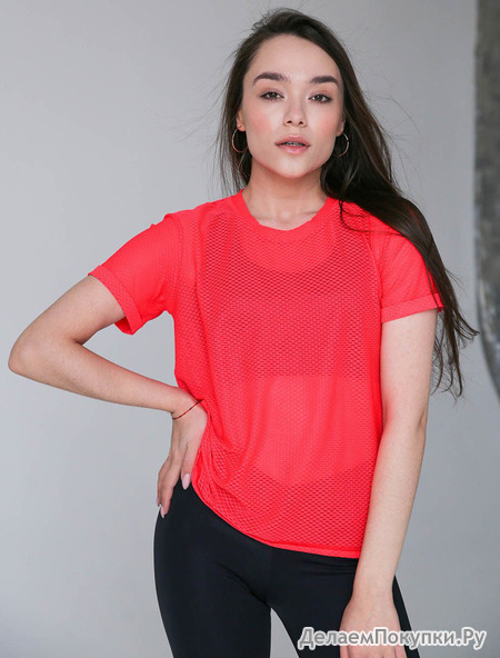 Футболка T-shirt mesh Сoral