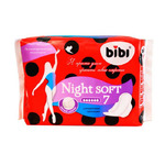 Прокладки "BIBI" Night Soft, 6 капель, 7 шт.