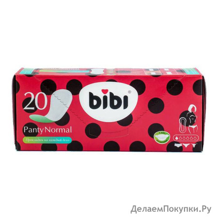 Ежедневные прокладки "BIBI" Panty Normal, 20 шт.