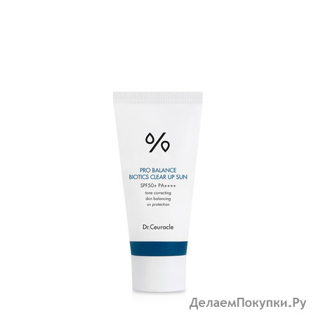 DR. CEURACLE      Pro Balance Bioticsc Clear Up Sun SPF50+ PA++++, 50 