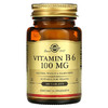 Solgar, Vitamin B6, 100 mg, 100 Tablets