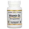 California Gold Nutrition, Vitamin D3, 125 mcg (5,000 IU), 90 Fish Gelatin Softgels